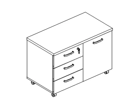 Тумба для оргтехники Albero images