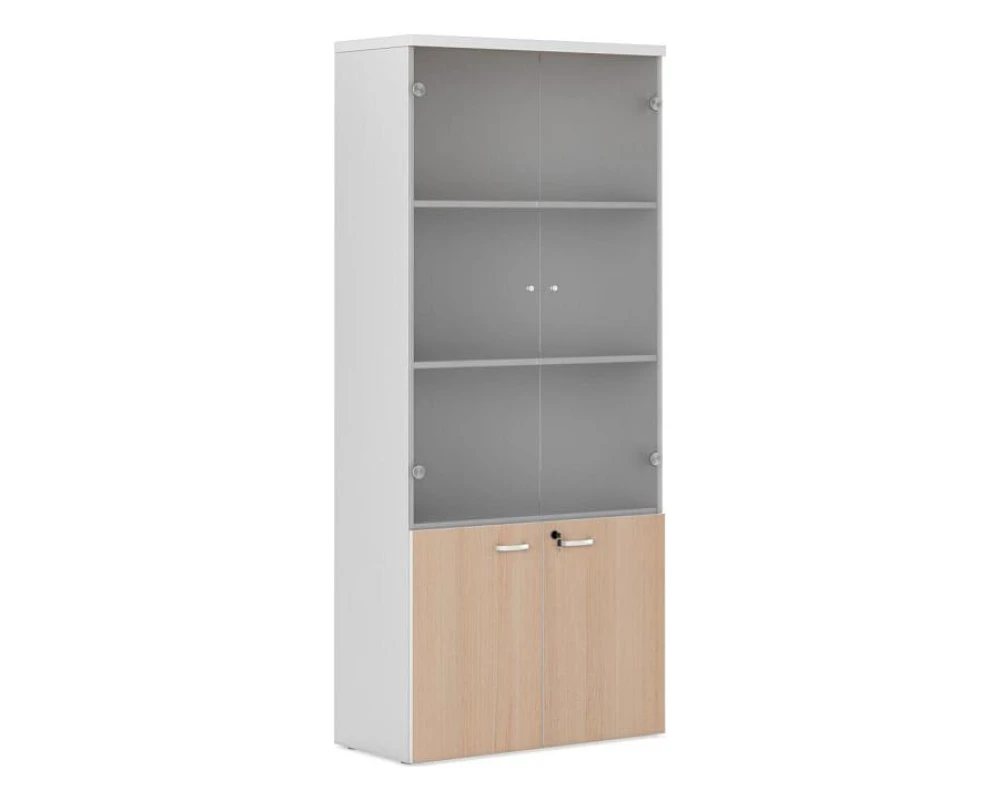 Шкаф комбинированный Флэш Вайт / Flash White