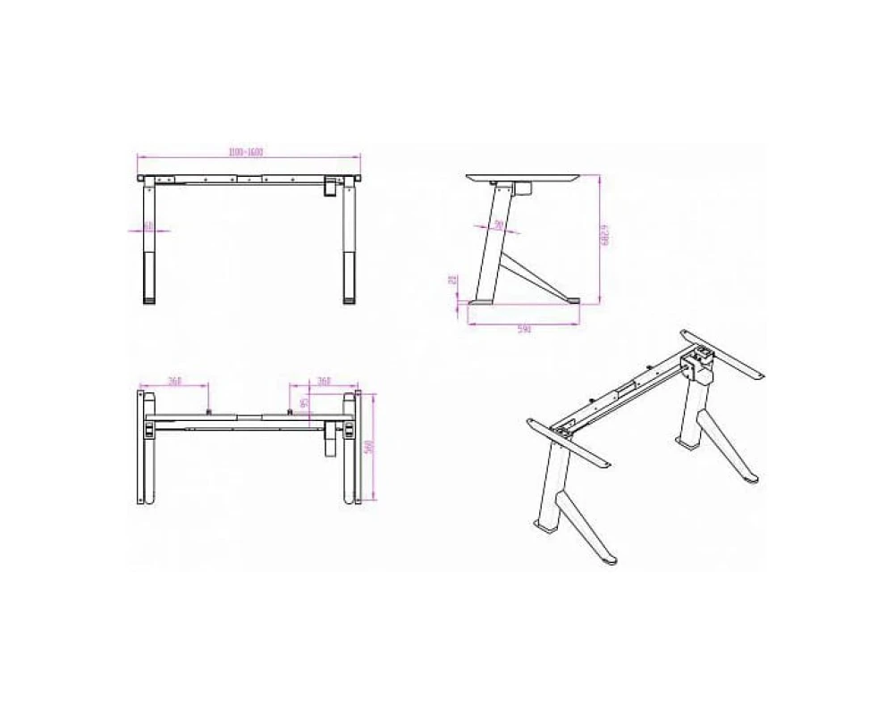 Стол Ergostol Air