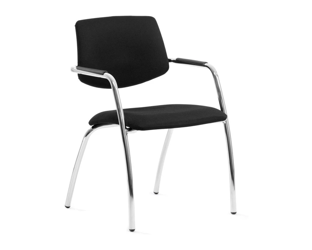 Кресло Urban на опорах Кожа, Черный