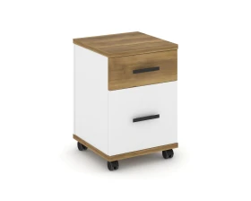 Тумба мобильная 1 ящ. 1 распаш. фасад CN.TUM-009 B 420x420x615 Концепт / Concept images