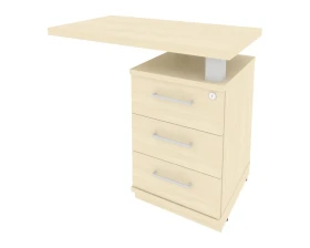 Тумба приставная с топом правая 900x500x765 Фёст / First images