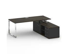 Стол для руководителя с опорной греденцией, правый 200 Шифт / Shift images