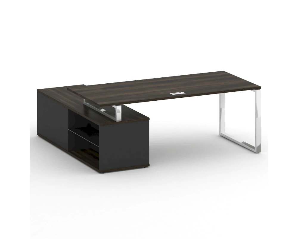 Стол для руководителя с опорной греденцией, правый 200 Шифт / Shift