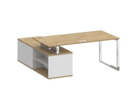 Стол для руководителя с опорной греденцией, правый 180 Шифт / Shift images