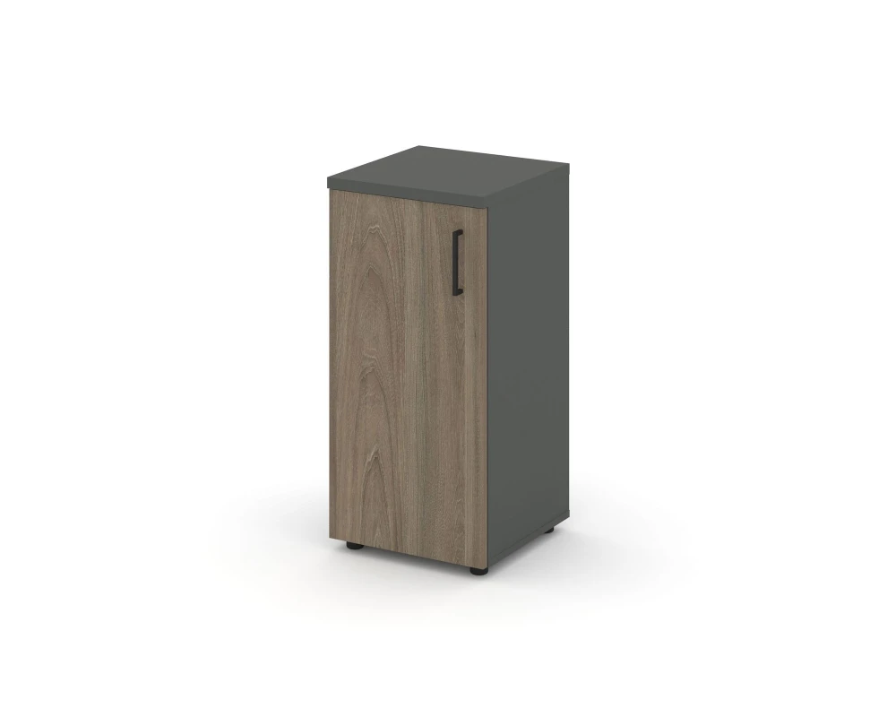 Шкаф низкий узкий левый закрытый 400x400x833 Стайл Проджект / Style Project