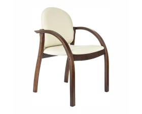 Стул Бюрократ Джуно Экокожа, Бежевый images