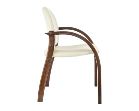 Стул Бюрократ Джуно Экокожа, Бежевый images