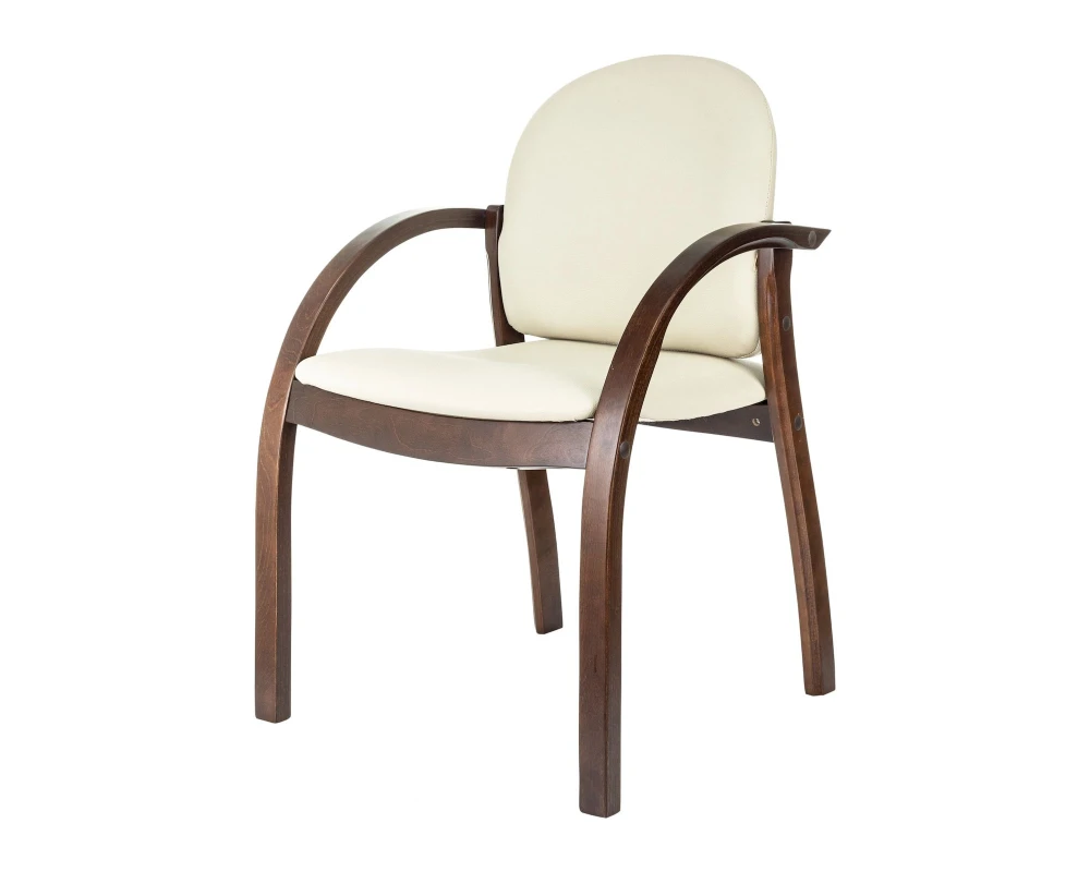 Стул Бюрократ Джуно Экокожа, Бежевый