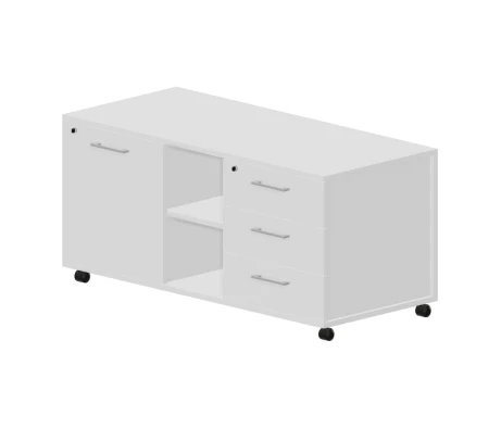 Тумба мобильная сервисная правая (усил. колёс. опоры) 120x53x57 GDB