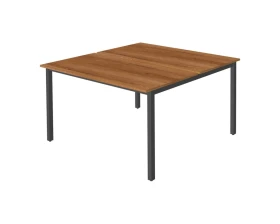 Сдвоенный стол на металлокаркасе WM-3+WM-3+WM-3-02 Work images