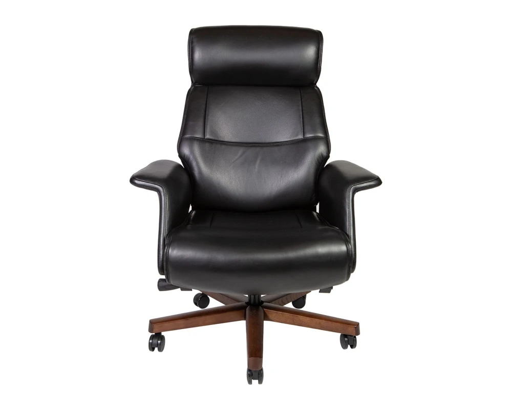 Кресло Norden Вагнер Натуральная кожа, Черный